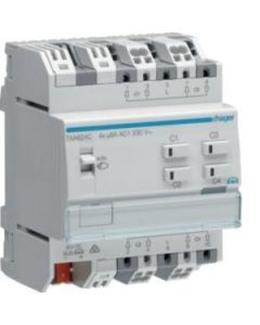 TXA624C Rolll.-/Jalousieaktor 4f KNX easy, 230V