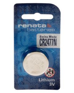 CR 2477 N RENATA SC (1BL), Li--Knopfzelle CR2477N  Blisterverpackung/RENATA