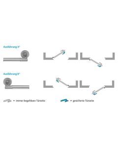 492-08-11-7 CODE HANDLE MATT AUSFUEHRUNG B, VK 8MM