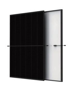 Vertex S New Black-420 Watt, Monokristallines 420W FB Glas-Folie-Photovoltaik-Modul mit schwarzem Rahmen und schwarzer Rückseitenfolie. 144  Drittelzellen.