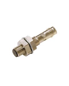 E2E-X2B1T8-M5, Näherungsschalter, induktiv, SUS-Gehäuse, kurzes Gehäuse, M8, geschirmt, 2 mm, DC, 3-adrig, PNP-NO, IO-Link COM3, M8-Stecker, 3-polig