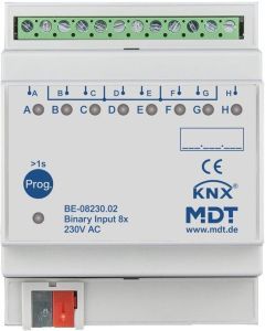 BE-08230.02 Binäreingang 8-fach, 4TE, REG, Ausführun