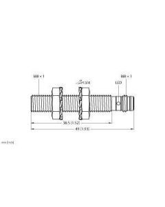 BI2-EG08-AP6X-V1131 Induktiver Sensor, mit erhöhtem Schaltab