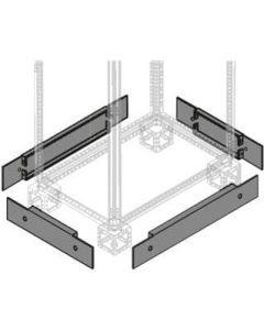 PPFM1010, PPFM1010 Sockelleiste Vorne/Hinten, Höhe 100mm, 4-feldbreit, 2 Stück