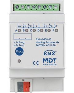 AKH-0600.03, Heizungsaktor 6-fach, 3TE, REG, 24-230 V AC