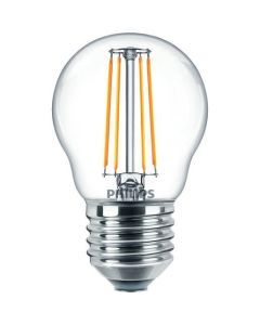 CorePro LEDLusterND4.3-40W E27 827P45CLG, CorePro GLASS LED Kerzen- und Tropfenformlampen - LED-lamp/Multi-LED - Energieeffizienzklasse: F - Ähnlichste Farbtemperatur (Nom): 2700 K