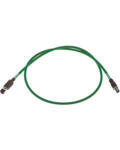 09457005025, M12 Ethernet Kabel D-Kodierung; 3m