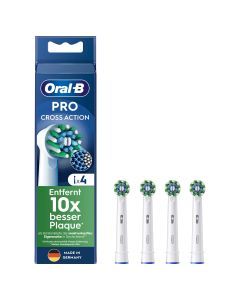 Pro CrossAction 4er, Oral-B Aufsteckbürsten Pro CrossAction 4er