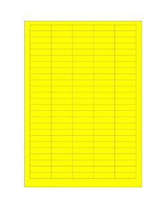 LPL-1119Y, Etiketten f. Laserdrucker, gelb VE = 5.200 Stück Preis per VPE  VPE =5200