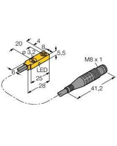 BI2-Q5.5-AP6X-0.3-PSG3M, Induktiver Sensor