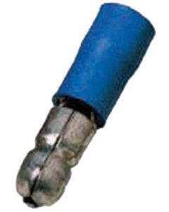 ICIQ2RST, Isolierter Rundstecker 1,5-2,5qmm Stecker 5mm blau