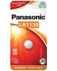 LR-1130EL/1B, Knopfzelle 1,5V LR1130 1er Blister Panasonic