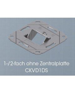 CKVD1DS, Designfähige Modulaufnahme (ohne Abdeckung), 1-fach, 2-fach