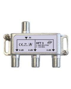 HFT 3, Verteiler 3-fach, 5 - 1218 MHz, Verteildämpfung ca. 6 dB