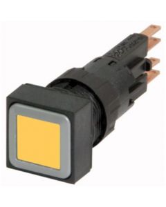 Q18LT-GE/WB, Leuchtdrucktaste, gelb, tastend, + Glühlampe 24 V