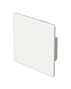 WDK HE60060RW, Endstück 60x60mm, PVC, reinweiß, RAL 9010