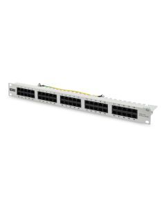 NCAT3PAN50P.01, CAT 3 ISDN Patch Panel, ungeschirmt, 50-Port, lichtgrau