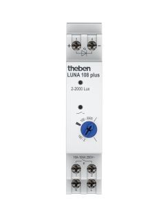 LUNA 108 plus EL, Dämmerungsschalter für DIN-Schiene, Einbau-Lichtsensor